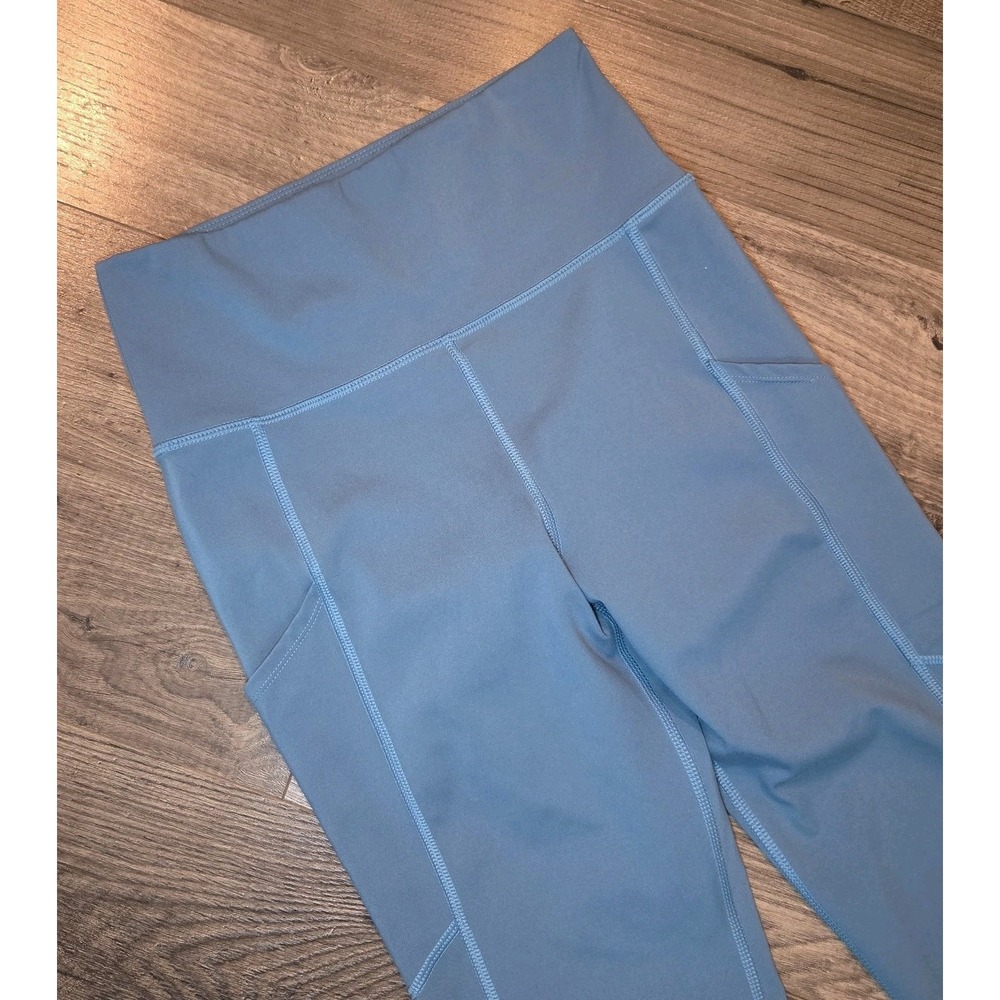 American Eagle The Everything Pocket Legging Womens M Regular Blue High Rise AE - Picture 2 of 6